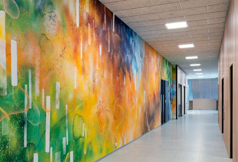 <em>Veggmaleri</em>, Tegson. Photographer: Åsne Kummeneje Mellem
