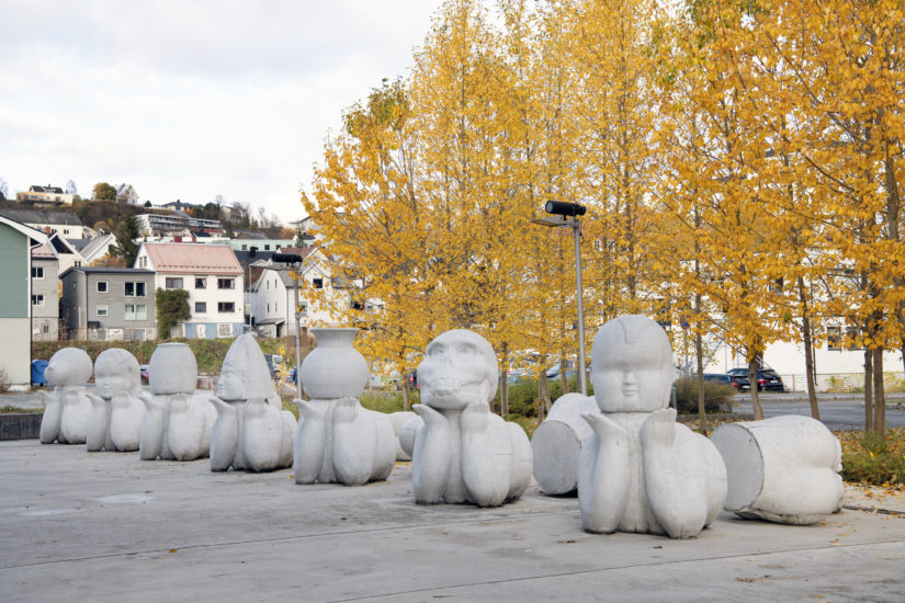 De syv musene og teatermaskottene, Bo Bisgaard, Inghild Karlsen. Fotograf: Ingun Alette Mæhlum