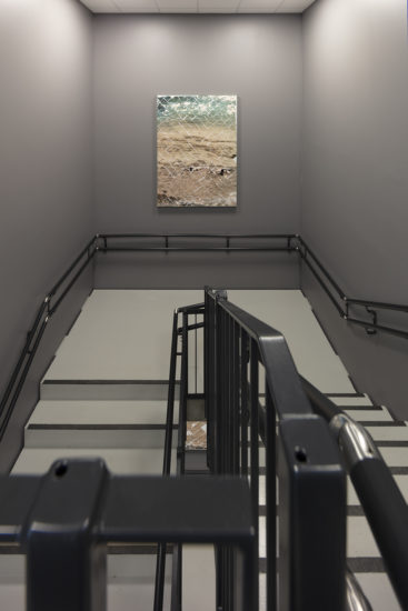 Flexible Cosmos (mellom 4 og 5 etasje), Azar Alsharif. Fotograf: Werner Zellien