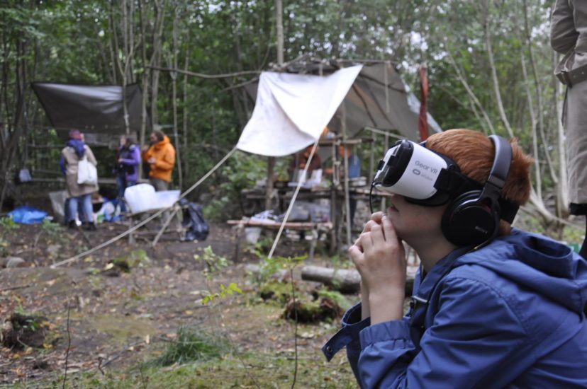 Vågestykke #1 Luftballett, Utopia-jubileet med visning av VR-filmen Utopia Diorama. Fotograf: Pål Hoff