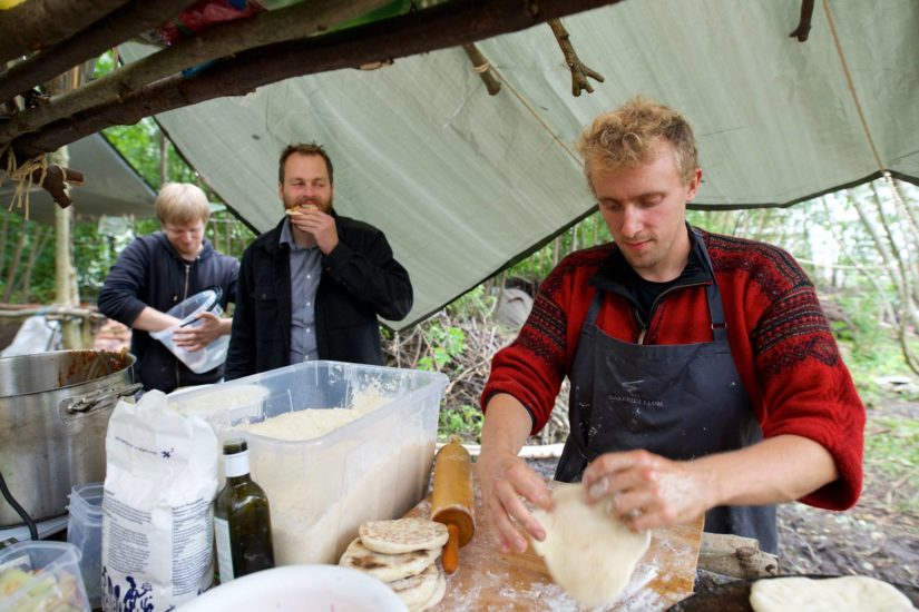 Vågestykke #1 Luftballett, Friluftskjøkkenet. Christian Høye og Øystein Nesheim. Fotograf: Pål Hoff
