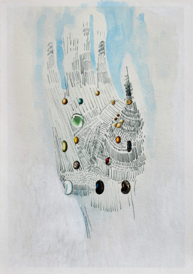 When Species Meet, Biomatic Hand and Seeds, 2015, Eline McGeorge (f. 1970). Fotograf: Pål Hoff