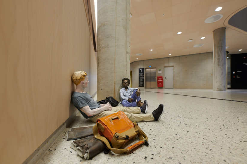 Isak og Abdulai, Gisle Harr. Fotograf: Pål Hoff