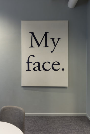 My face., Vibeke Tandberg. Fotograf: Werner Zellien