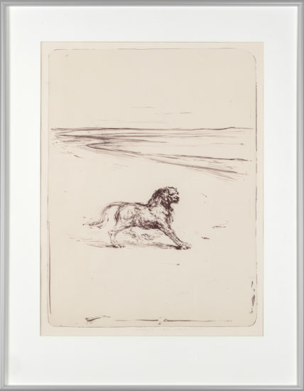 <em>Løve ved bukt</em>, Bjørn Ransve. Photographer: Øystein Thorvaldsen