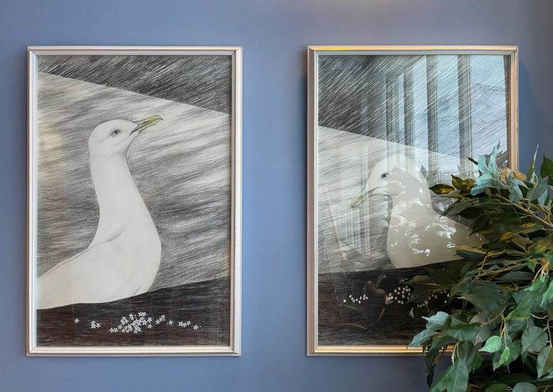 <em>Svalbardflørt I, Svalbardflørt II</em>, Ingunn Utsi. Photographer: Janicke Heggem Rudi Iversen / KORO