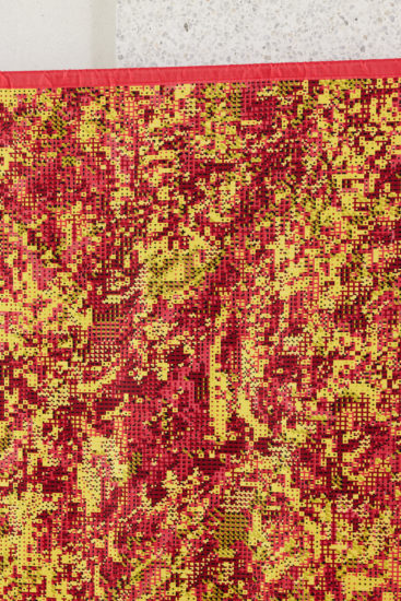 <em>Four red roebuck at a white water</em>, Søren Krag. Photographer: Jan Khür