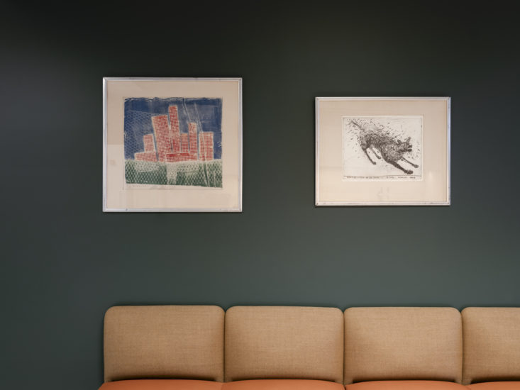 N.Y.C. og Sommerskisse av en hund, Oddvar Darén, Knut Skaun Sveen. Fotograf: Susann Jamtøy
